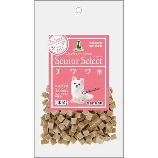 アドメイト犬用おやつシニアセレクトチキンチワワ用70gは骨格が華奢なチワワにミルクカルシウム・ビタミンＤ配合