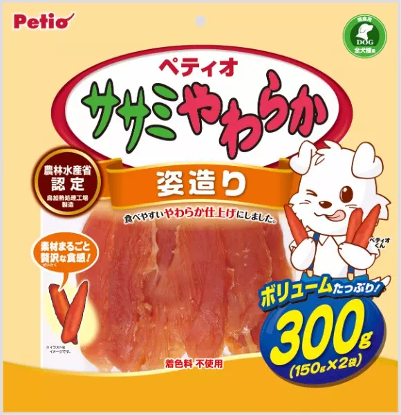 ササミやわらか 姿造り 300g｜Petio ペティオオンラインショップ