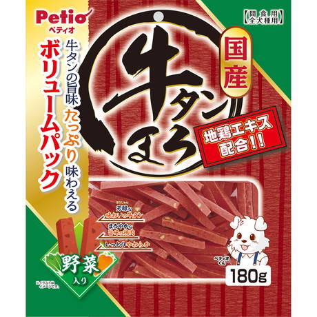 ペティオPetio犬用おやつ牛タンまろ野菜入りはチキン鶏肉使用