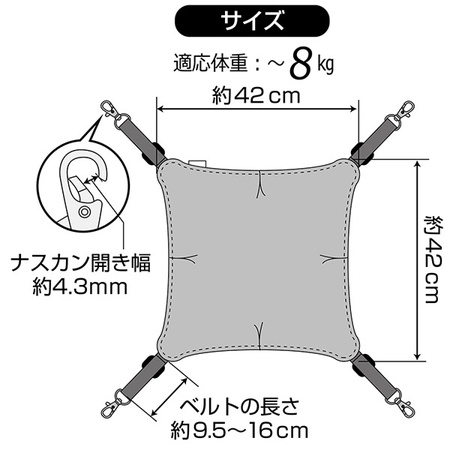 ペティオPetioアドメイトAddＭate猫用ハンモック包まれにゃんモックターコイズブルー青は取付け簡単