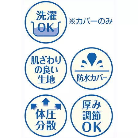 ペティオZuttone厚みが調節できるやさしいビーズクッションスティック型の特徴