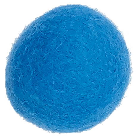 ペティオPetio猫用おもちゃ大好きブルー青の大きなウールボールはウールを使用