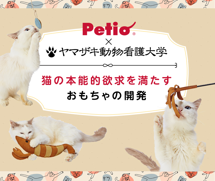 猫の本能的欲求を満たすおもちゃの開発 Petio ペティオオンラインショップ